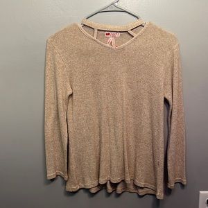 Long sleeve sheer shirt
